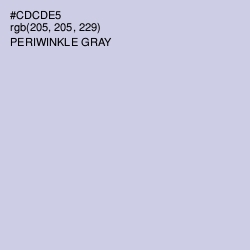 #CDCDE5 - Periwinkle Gray Color Image